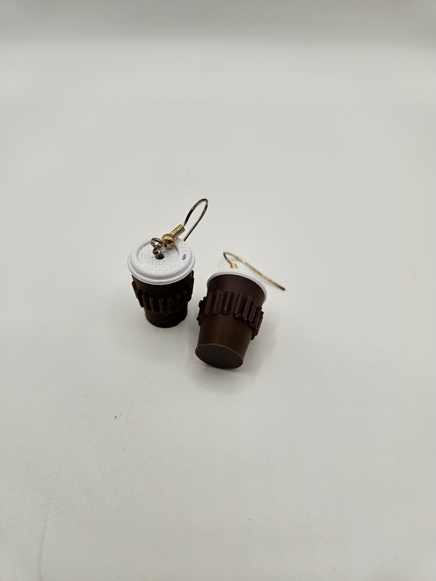 Coffee cup earring