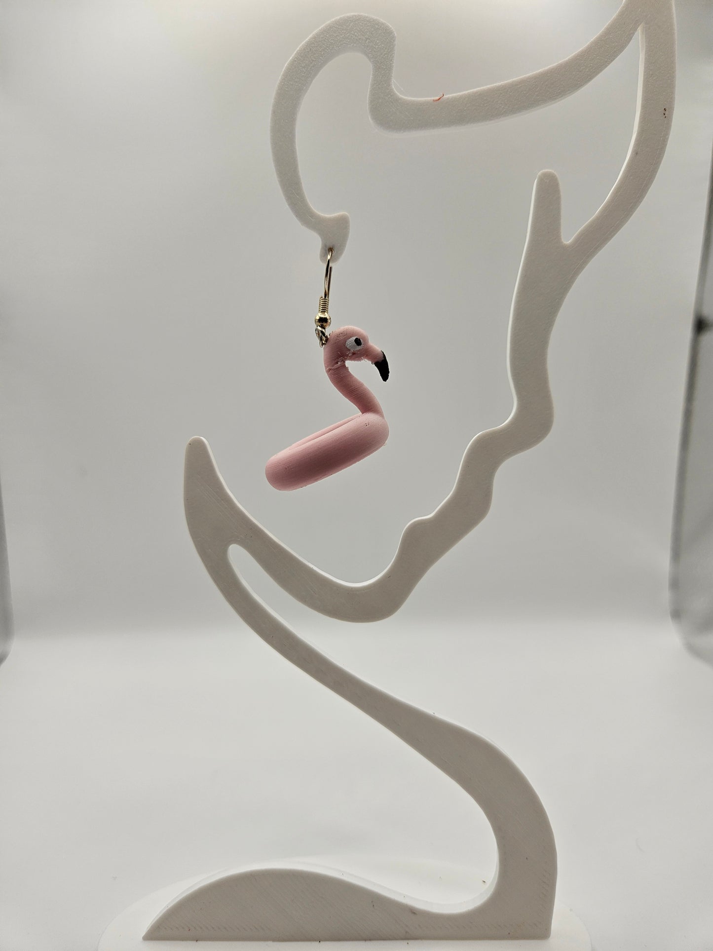 Flamingo Pool Float Earrings