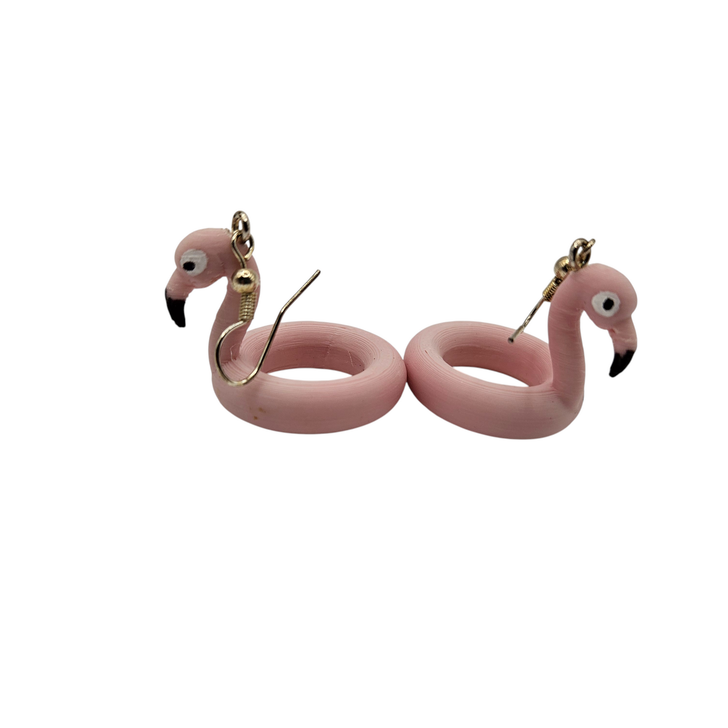 Flamingo Pool Float Earrings